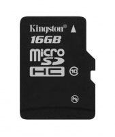 Kingston 16GB microSDHC (SDC10/16GBSP)